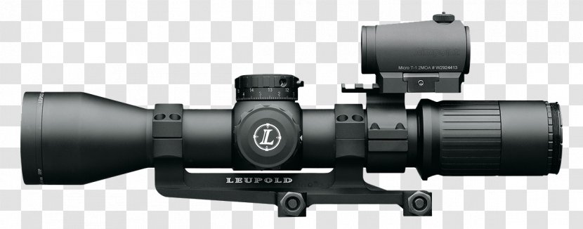 Leupold & Stevens, Inc. Telescopic Sight Mark 6 Long Range Shooting - Flower - Silhouette Transparent PNG