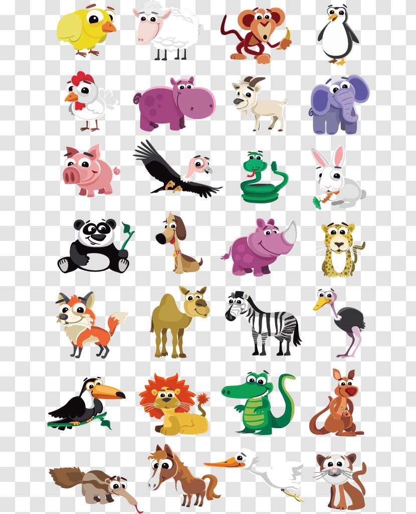 Cute Animal Vector - Funny Transparent PNG