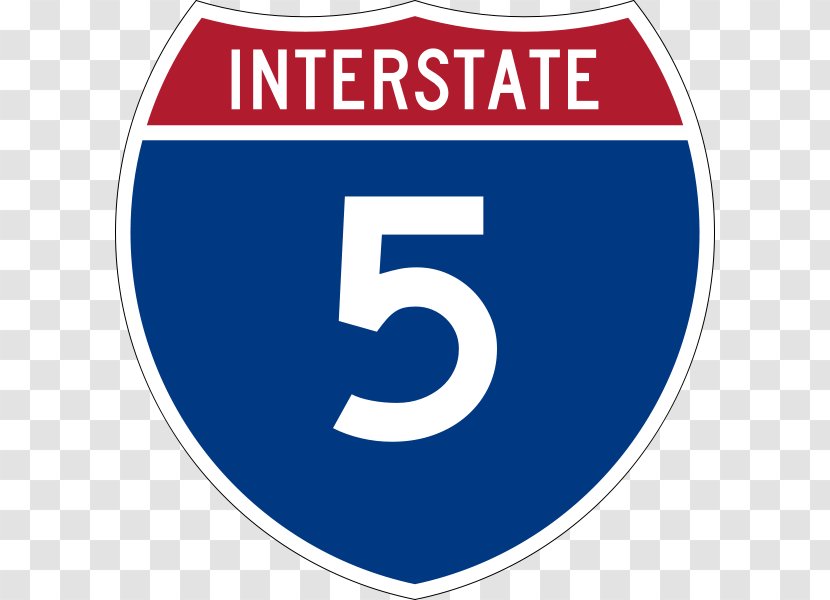 Interstate 5 In California 70 90 US Highway System - United States - Road Transparent PNG