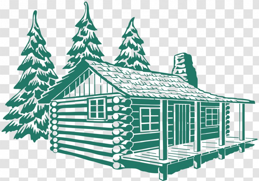 Log Cabin Drawing Cottage Sketch - Elevation - House Transparent PNG