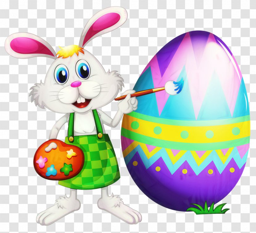 Clip Art Easter Bunny Egg - Holiday Transparent PNG