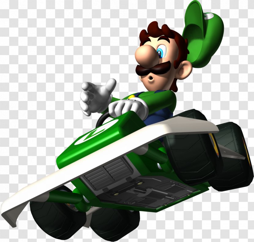 Mario Kart DS & Luigi: Superstar Saga Kart: Double Dash Bros. Wii - Luigi Transparent PNG