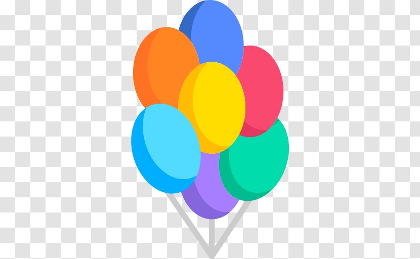 Birthday Balloon Clip Art - Feestversiering - Flat Balloons Transparent PNG