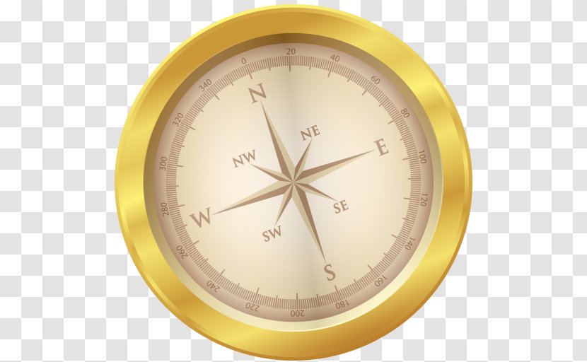 Product Design Clock - Compass Transparent PNG