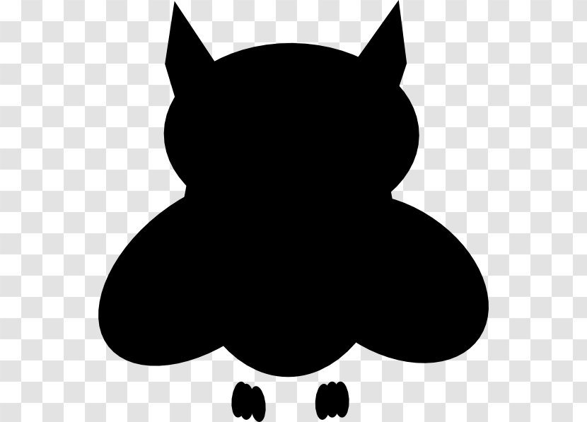 Whiskers Cat Dog Clip Art Black & White - M Transparent PNG
