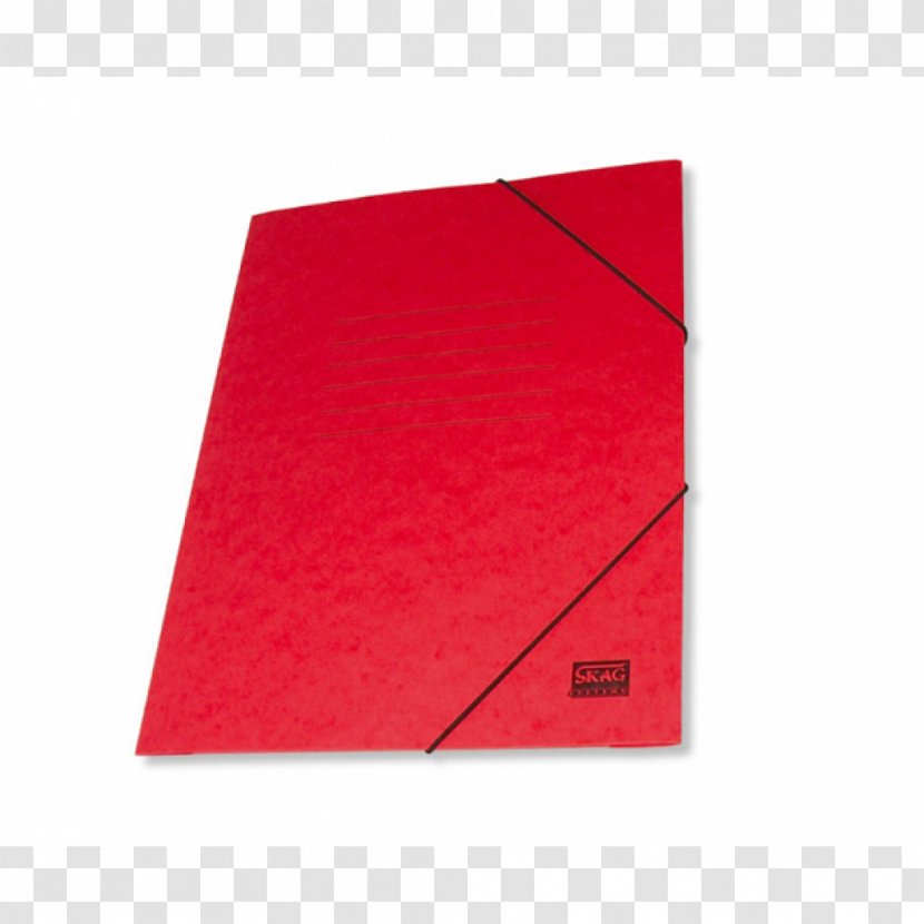 Paper Rectangle - Red - SANTORO Transparent PNG