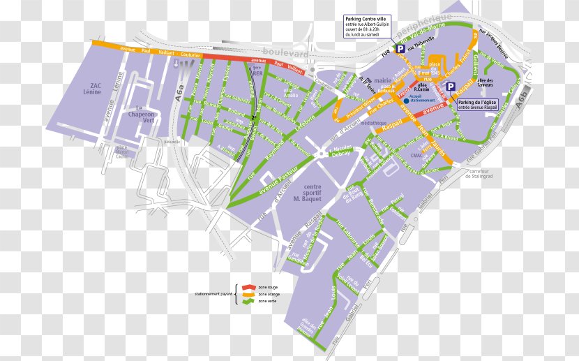 City Map Porte De Gentilly Parking Downtown - Area Transparent PNG