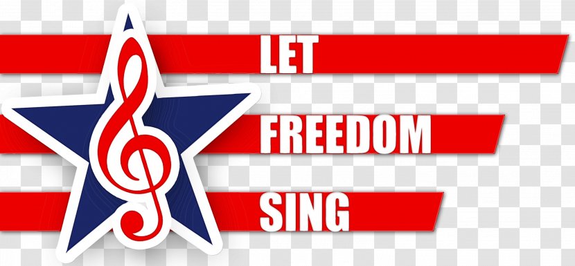 Let Freedom Sing! 2019 Clef Image Logo Arts Express - Treble - Independence Day Transparent PNG