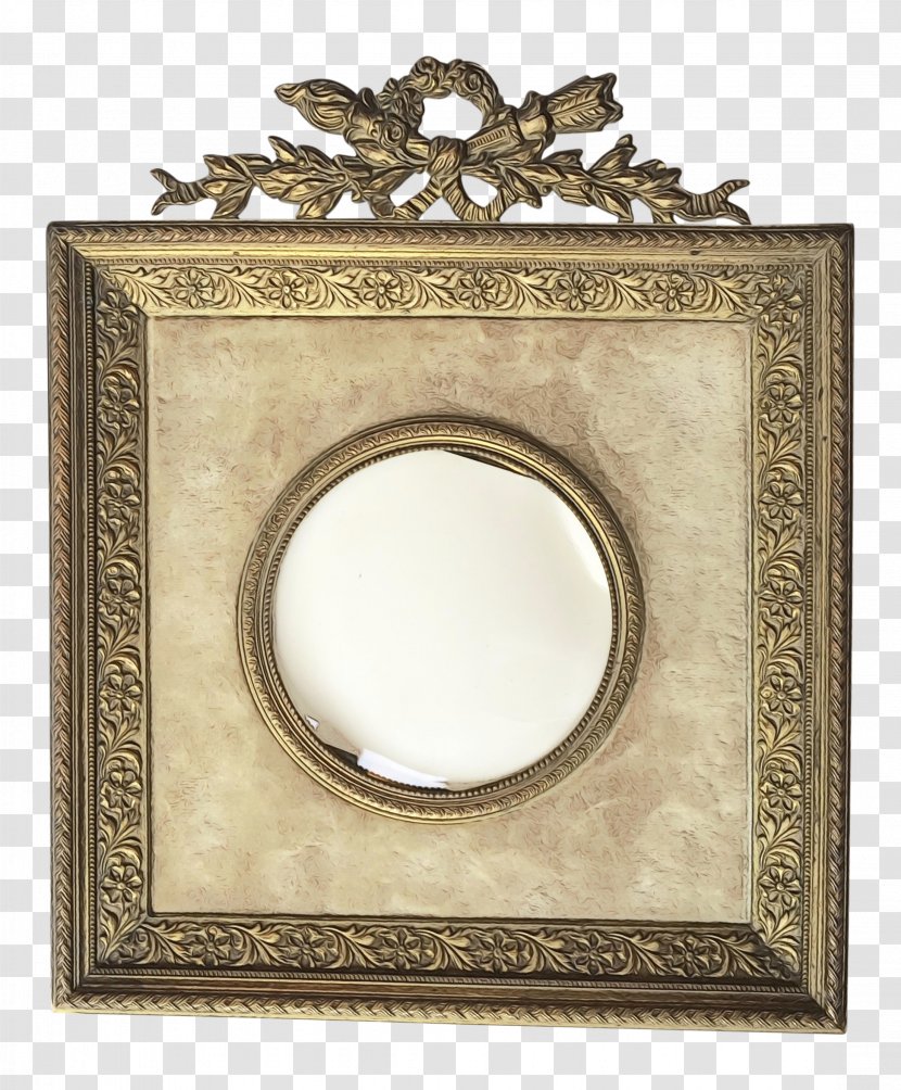 Background Gold Frame - Carving - Interior Design Metal Transparent PNG