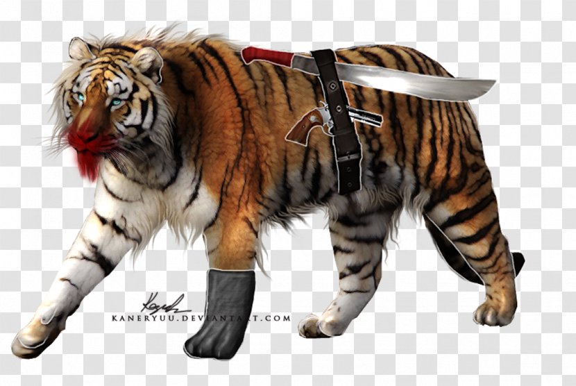 Tiger Cat Artist Wildlife - Pet - Rick Grimes Transparent PNG