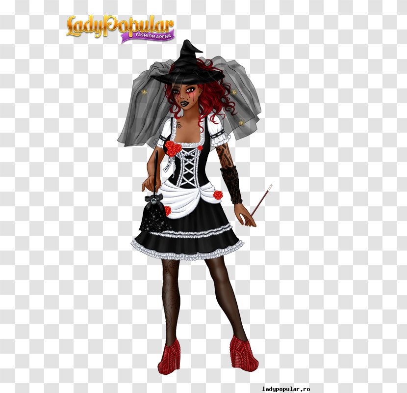 Lady Popular Fashion Clothing Costume Game - Action Figure - Model Transparent PNG
