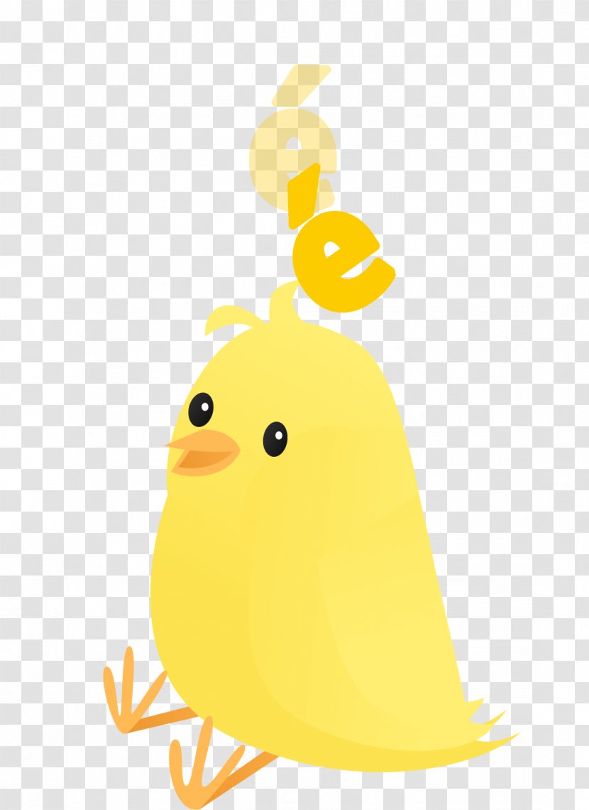 Yellow Background - Chicken - Beak Transparent PNG