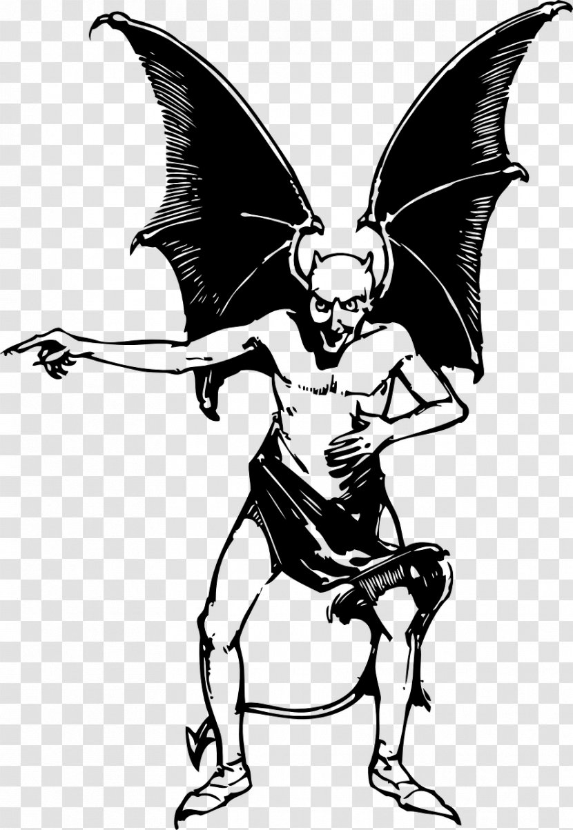 Devil Satan Demon Clip Art - Insect Transparent PNG