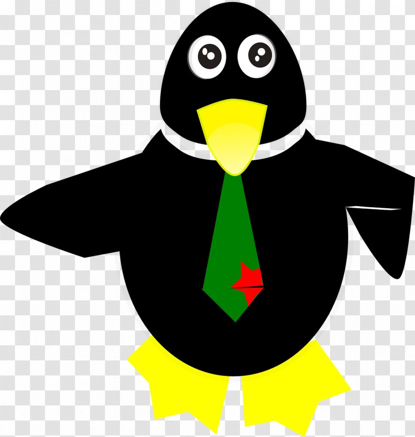Penguin Cartoon Funny Animal Clip Art - Silhouette - And Tie Penguins Transparent PNG