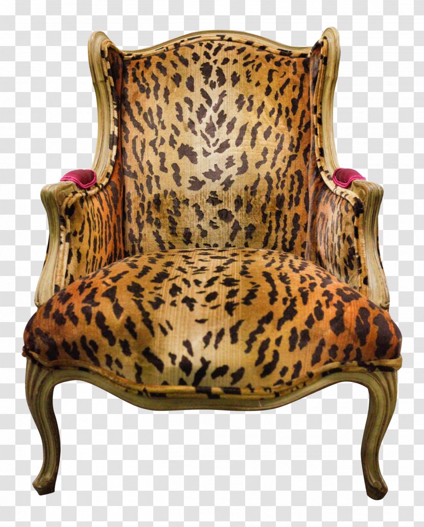 Leopard Pantanal Osborne & Little Chair Velour - Furniture Transparent PNG