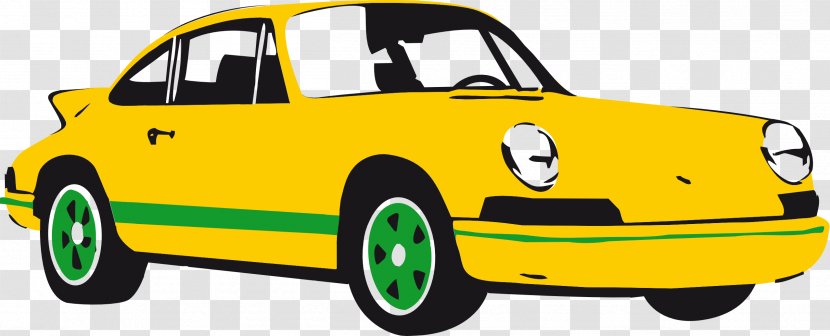 Sports Car Clip Art - Taxi - Instagram Cliparts Transparent PNG