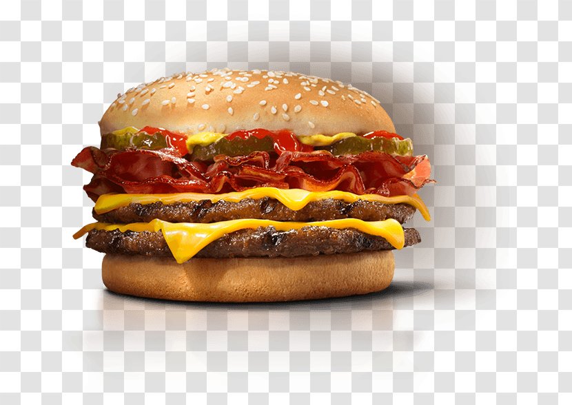 Cheeseburger Hamburger Whopper BK XXL Bacon - Bun - Burger Restaurant Transparent PNG