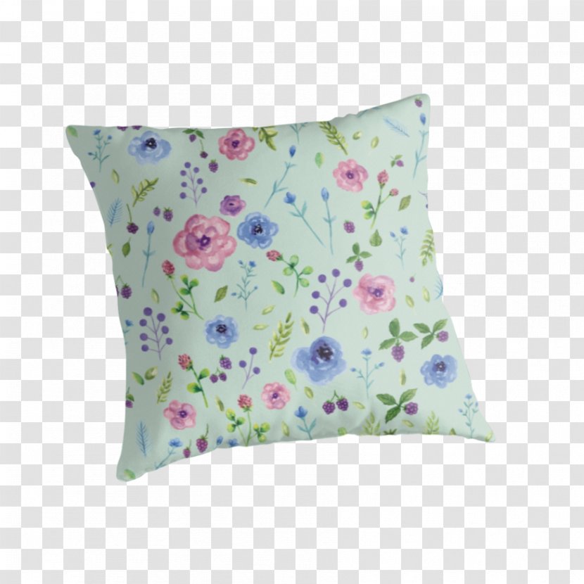 Throw Pillows Cushion Lilac Purple - Watercolor Baby Transparent PNG