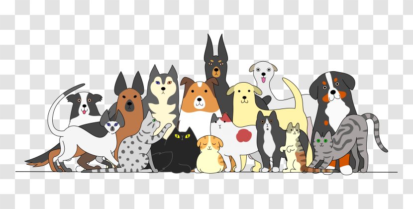 Dog–cat Relationship Pet Clip Art - Canidae - Dog Transparent PNG