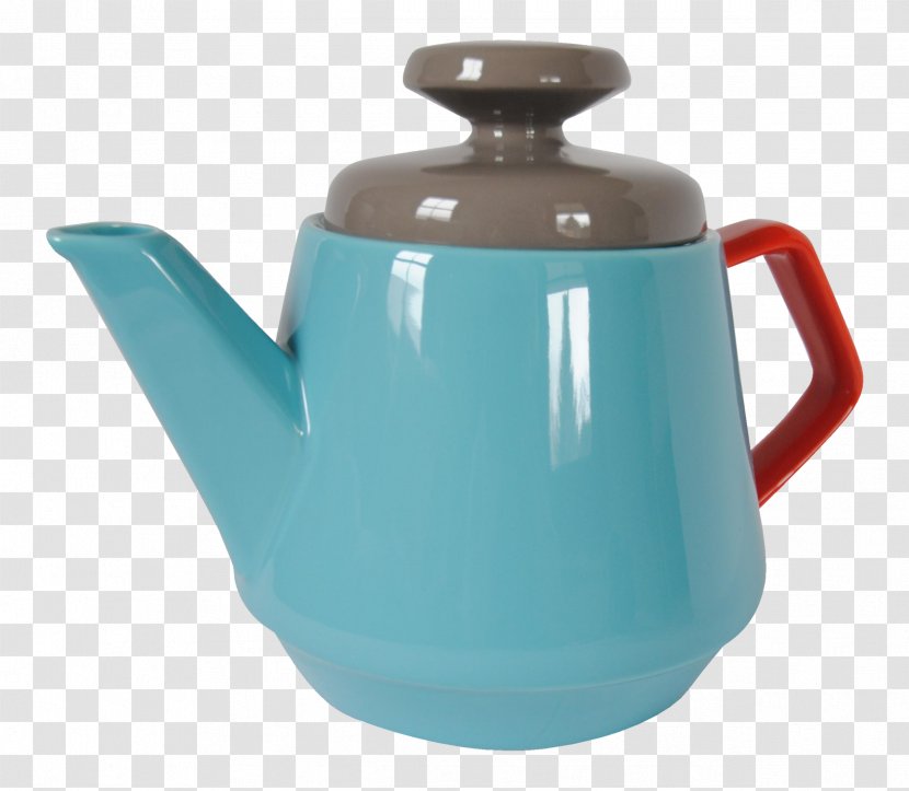 Kettle Teapot Ceramic Pottery Cobalt Blue Transparent PNG