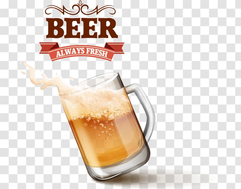 Beer Glassware Oktoberfest Brewery Festival - Flavor - Vector Realistic Transparent PNG