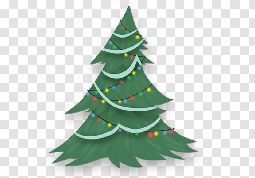 Christmas Tree Clip Art - Evergreen Transparent PNG