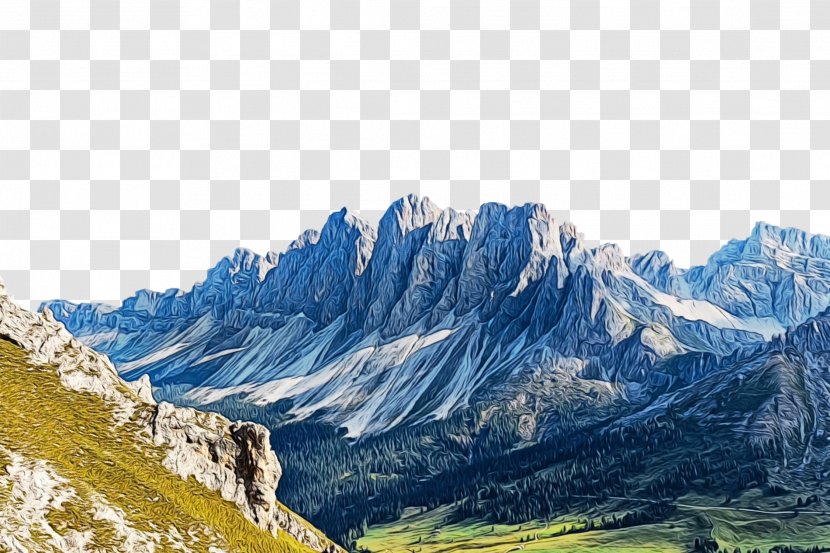 Mountainous Landforms Mountain Range Natural Landscape Nature - Highland - Hill Station Massif Transparent PNG