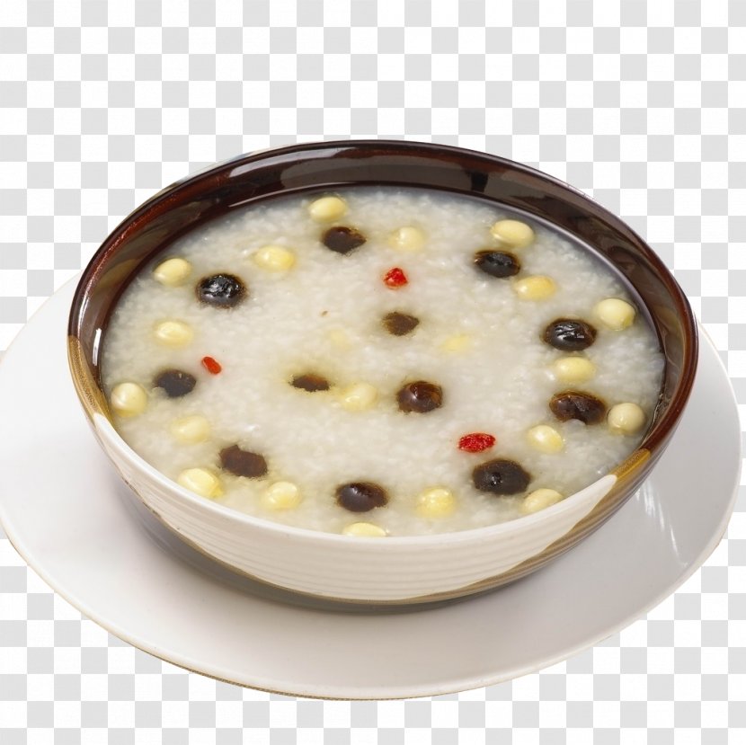 Congee Breakfast Porridge Gruel Lotus Seed - Seeds Rice Transparent PNG