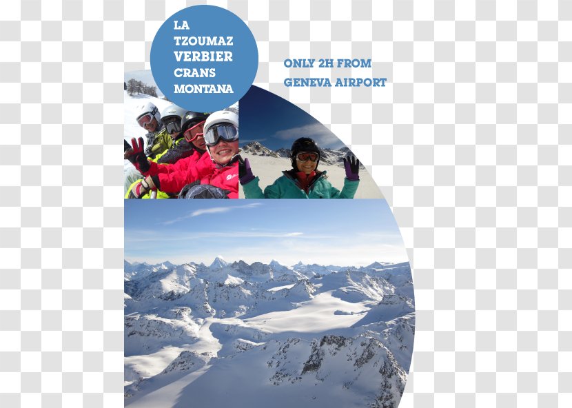 Verbier La Tzoumaz Skiing Summer Camp Matterhorn - Advertising - Geneva Switzerland Mountains Transparent PNG