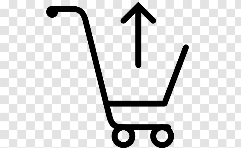 Shopping Cart Online Retail Icon - Black And White Transparent PNG