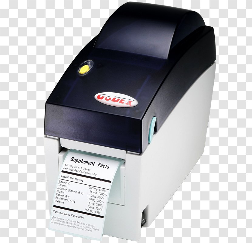 Paper Barcode Printer Thermal Printing Label - Scanners - Seagull Ports Transparent PNG