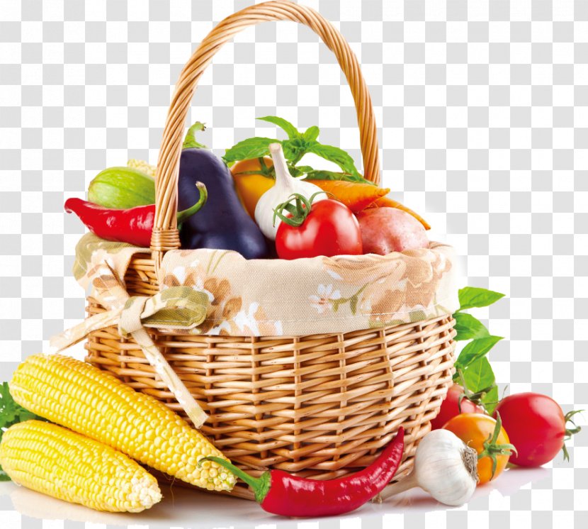 Indian Cuisine Vegetable Fruit Basket Supermarket - Food - Corn Transparent PNG