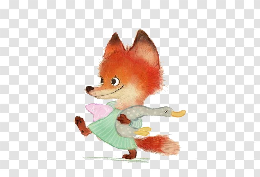 Sina Weibo Graphic Design Illustrator Illustration - Art - Fox Wearing Pajamas Transparent PNG