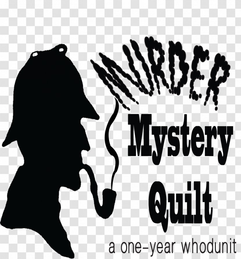 Quilt Logo Sewing Mystery Brand - Moo - Murder Transparent PNG