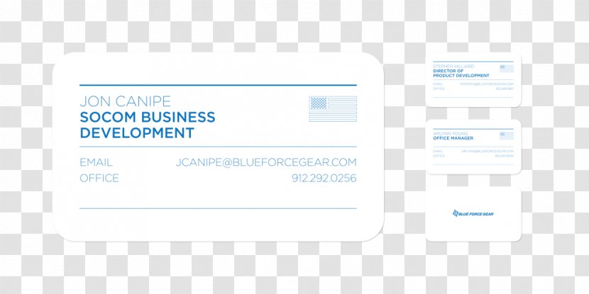 Industry Brand Logo - Multimedia - Business Card Blue Transparent PNG