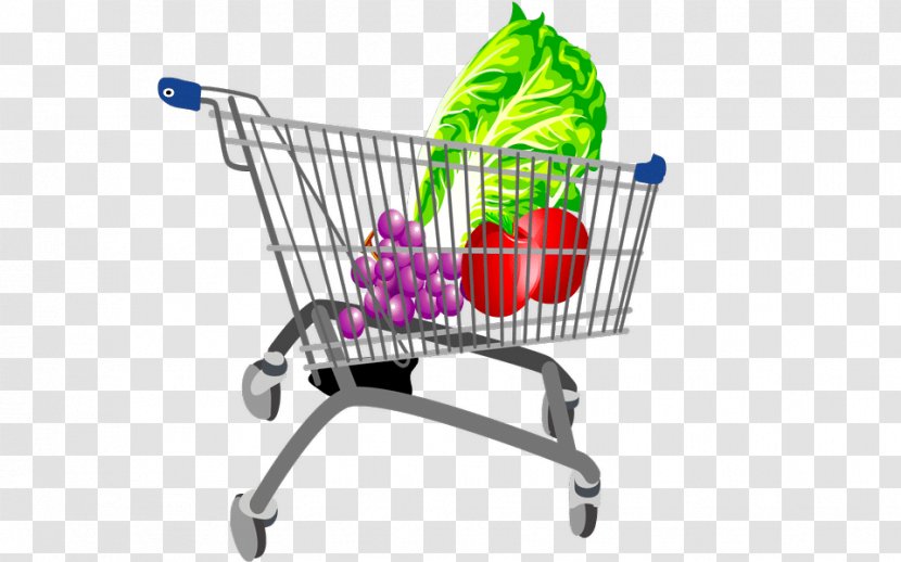 Shopping Cart Supermarket Centre Clip Art - Net - Vegetables Transparent PNG