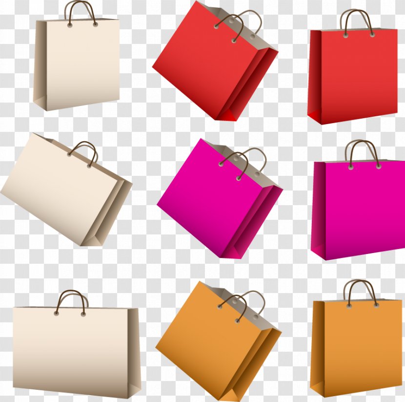 Paper Bag Shopping - Vector Transparent PNG