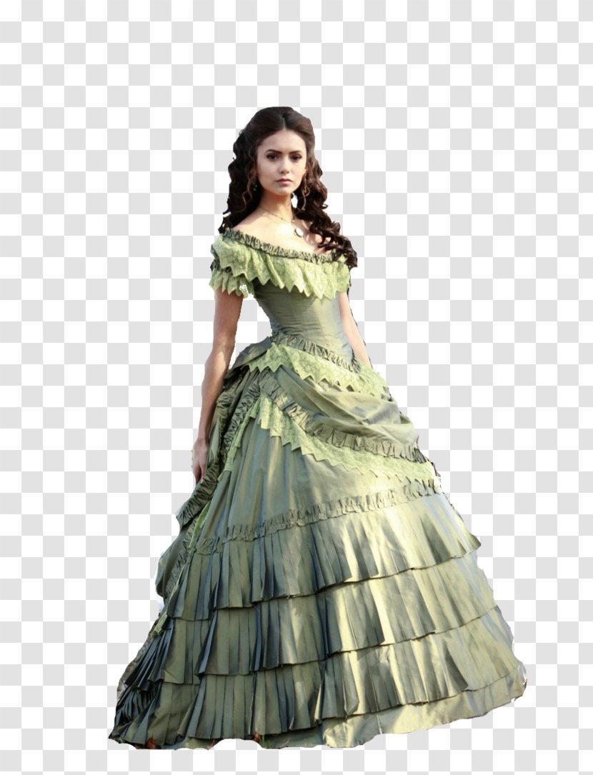 Victorian Era Ball Gown Wedding Dress Fashion - Costume Design Transparent PNG