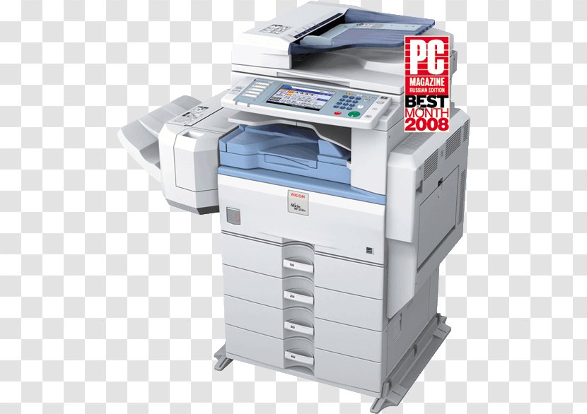 Ricoh Photocopier Toner Cartridge Paper - Multifunction Printer - Xerox Machine Transparent PNG