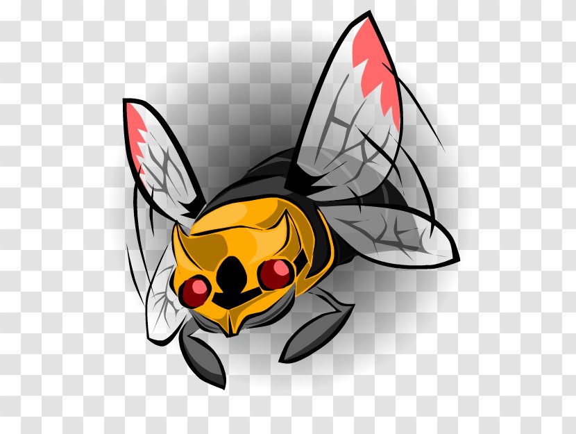 Insect Pollinator Character Clip Art - Wing Transparent PNG