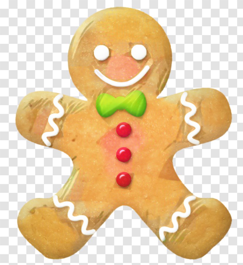 Christmas Gingerbread Man - Baked Goods - Cookies And Crackers Transparent PNG