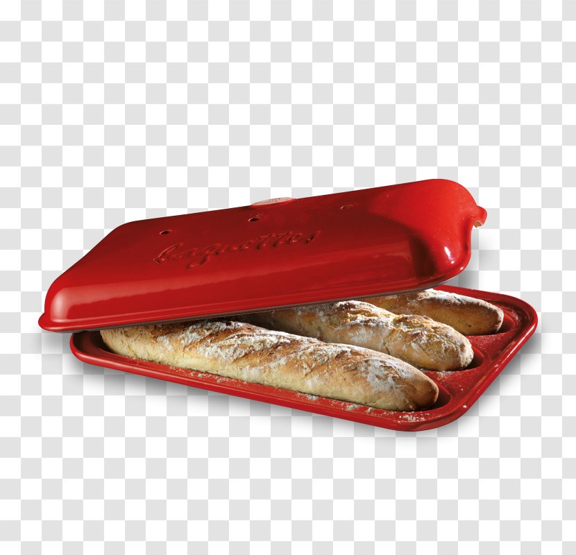 Baguette Loaf Bread Pan Baker Emile Henry - Dough Transparent PNG