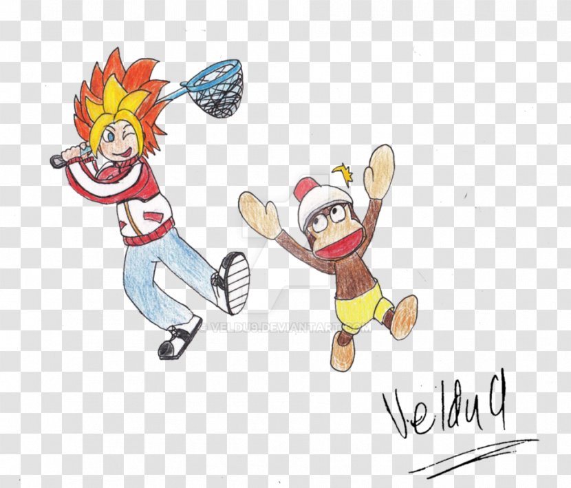 Ape Escape 2 3 Fan Art - Mythical Creature - Apes And Monkeys Transparent PNG