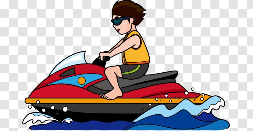 Jet Ski Personal Water Craft Free Content Boat Clip Art - Recreation - Cliparts Transparent PNG