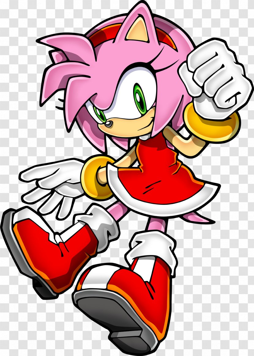 Amy Rose Knuckles The Echidna Sonic Battle & Sega All-Stars Racing CD - Frame Transparent PNG