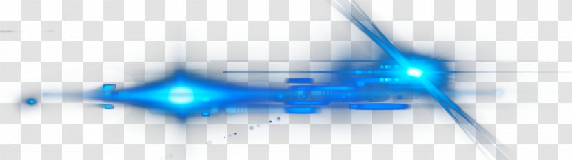 Blue Designer - Light Effect Transparent PNG