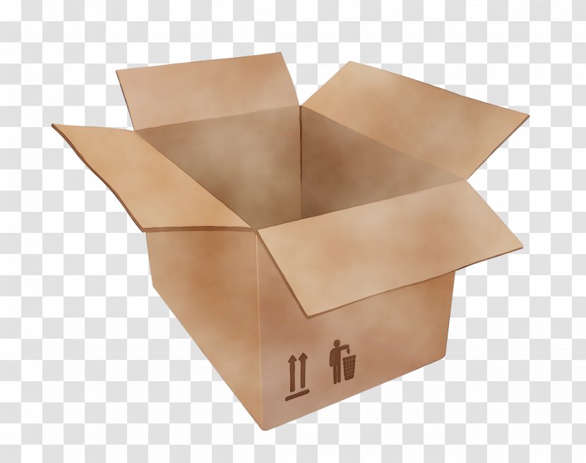 Box Shipping Packing Materials Paper Product Cardboard - Watercolor - Table Office Supplies Transparent PNG