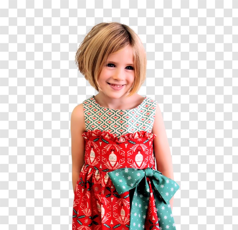 Polka Dot Dress Toddler Tartan - Silhouette Transparent PNG