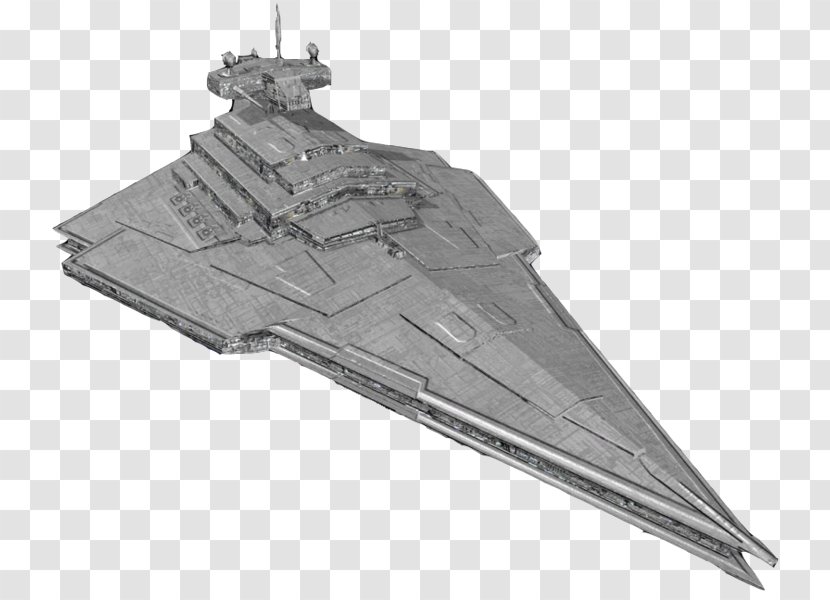 Star Destroyer Galactic Empire Wars Ship - Spaceship Vector Transparent PNG