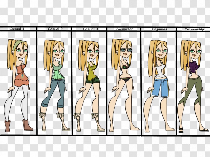 Total Drama Island Clothing Character Art Fiction - Silhouette - Hayley Williams Transparent PNG
